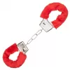  SE-2651-25-3 Playful Furry Cuffs Red