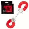  SE-2651-25-3 Playful Furry Cuffs Red