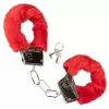 SE-2651-25-3 Playful Furry Cuffs Red