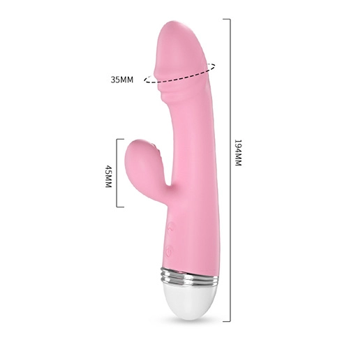  LL-B2129 DOUBLE VIBRATOR MAGENTA