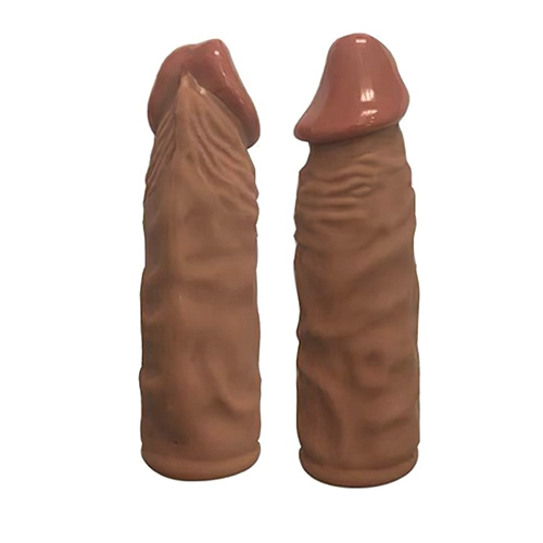  Funda Realista para Pene de TPE Aumenta Grosor, Material Suave y Elástica - PENIS EXTENSION 00593