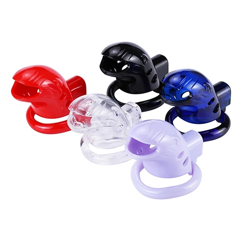  Jaula de Castidad Bondage BDSM de Recina para el Pene con Llave - Top opening resin male chastity lock SM-24 para Juguegos Sado de Dominación