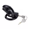  Jaula de Castidad Bondage BDSM de Recina para el Pene con Llave - Top opening resin male chastity lock SM-24 para Juguegos Sado de Dominación