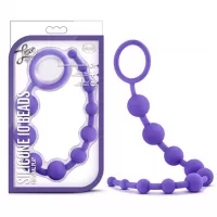 Bolas anales BL-11001 Silicone 10 Beads Purple