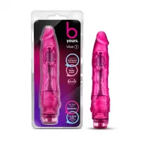 Vibrador Con Forma De Pene De 20 a 24 Centimetros  22.86 cm Largo x 4.5 cm Ancho -  BL-10070 B Yours &#39; Vibe #1 Pink