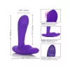  Vibrador Prostatico a Control Remoto SILICONE REMOTE PINPOINT PLEASER PURPLE para Hombre