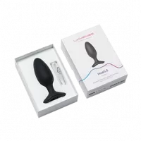 Vibradores Anal Para Mujeres y Hombres  Hush 2 Lovense 4.5 cm Diametro Plug Anal Bluetooth a Control Remoto