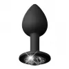  Plug Anal de Silicón con Diamante Incluye Tanga Sexy para Mujer PD4825-23 Crotchless Secret Gem