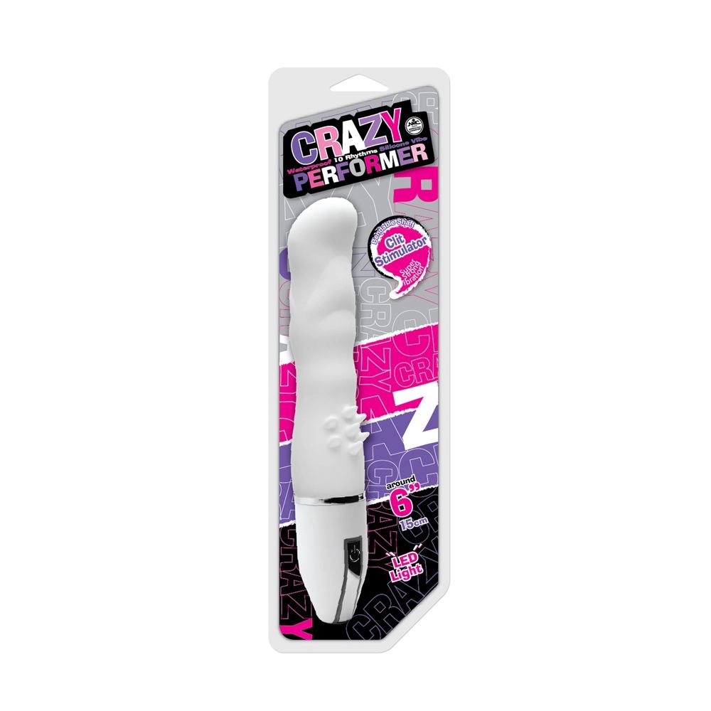  VIBRADOR CRAZY PERFORMER 6 WHITE