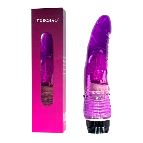  Dildo Vibrador de Fantasia sin Testiculos Curvo de 17 cm Largo x 4 cm Ancho YR05 VIBRATOR MULTISPEED