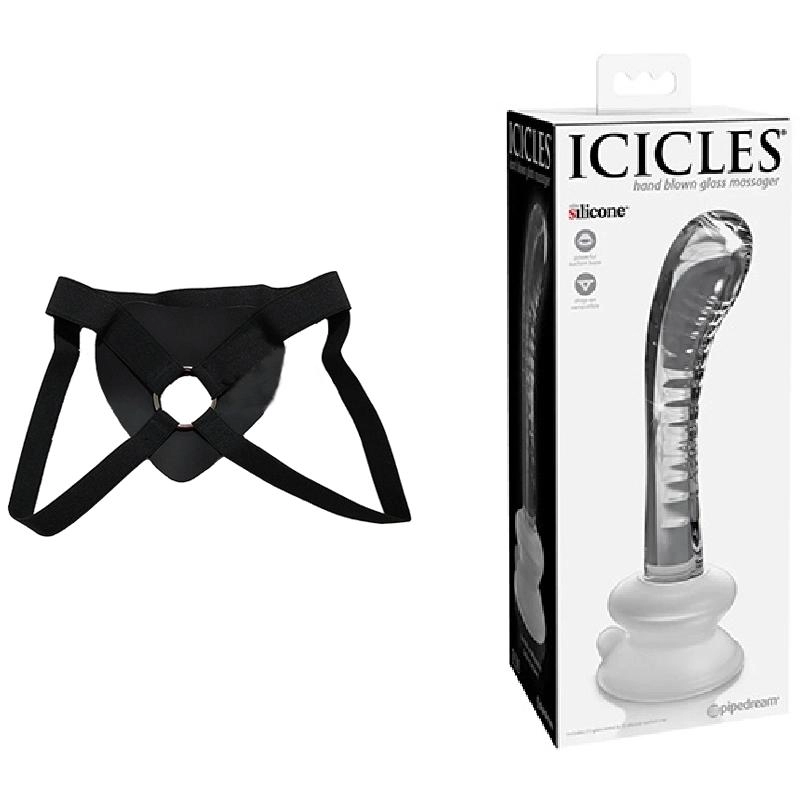 Strap on PD2888-20 Icicles No. 88 Strap-on Kit Dildo y Arnes Económico