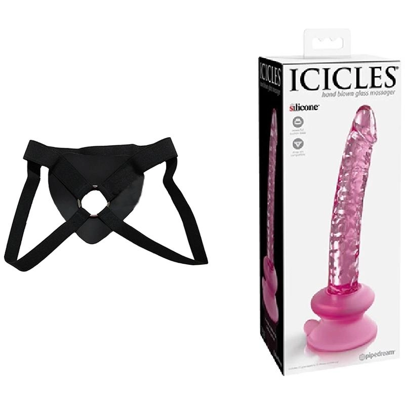 Strap on PD2886-11 Icicles No. 86 Strap-on Kit Dildo y Arnes Económico
