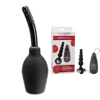 Kit de juguetes Anales SE-0395-15-3 Booty Call Booty Shaker Black Y Ducha Anal G004