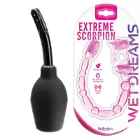  HP2298 EXTREME SCORPION ANAL VIBE MAGENTA Y Ducha Anal G004