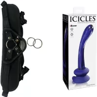 Strap on PD2889-14 Icicles No. 89 Strap-on Kit Dildo y Arnes ARNES WOW! BLACK