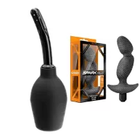 Kit de juguetes Anales BL-21585 Ignition PRV-01 Carbon Fiber Y Ducha Anal G004