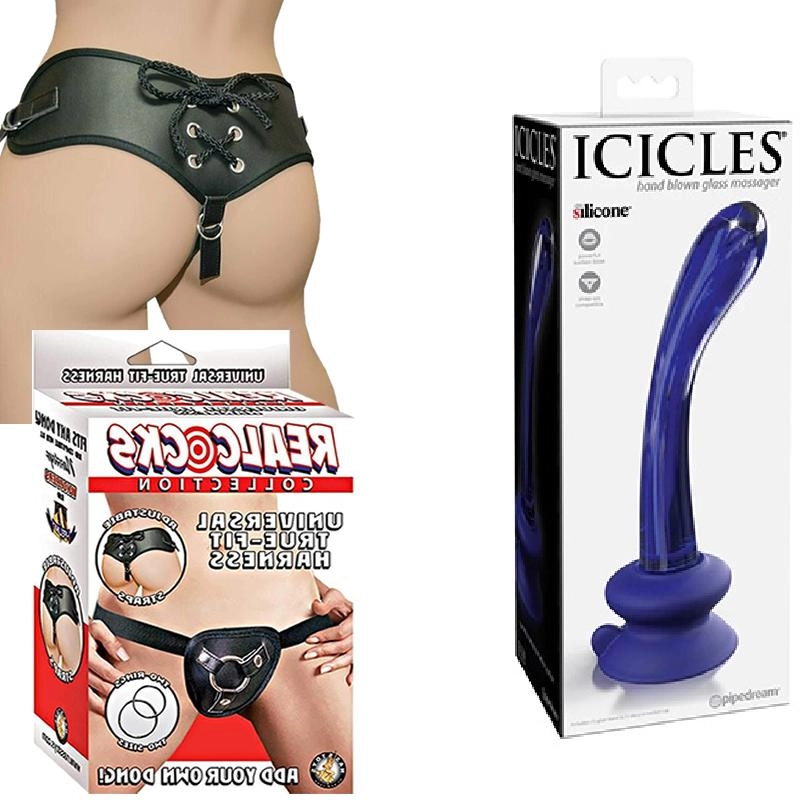 Strap on PD2889-14 Icicles No. 89 Strap-on Kit Dildo y Arnes REALCOCKS