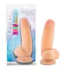 Dildo Realista con TestÃ­culos de 17 cm Largo x 5 cm Ancho - 7 Pulgadas con Ventosa Color Piel Blanca Sensa Feel Fat Boy Beige BL-36443
