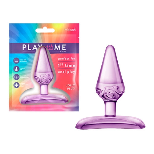  Plug Anal de Silicón Morado BL-20801 Jolly
