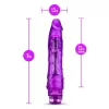 Vibrador Realista De 22 Centimetros 22 cm Largo x 3.8 cm Ancho - BL-10071 Vibe # 1 Purple