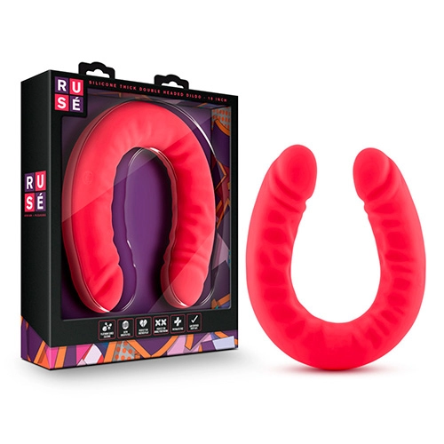  45 cm Largo  x  4.4 cm BL-32398 Silicone Double Headed Dildo 18 inch Cerise Dildo de Dos Cabezas