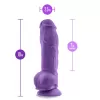 Dildo Realista De 25 Centimetros 25 cm Largo x 6.25 cm BL-37581 Big Boy 10" Dildo Purple