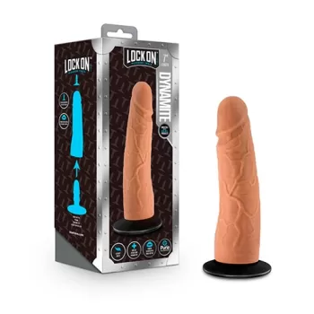 17 cm Largo x 5 cm BL-51397 7 Inch Dildo with Suction Cup Adapter Mocha
