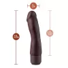  Dildo Vibrador Realista sin Testiculos Curvo de 19 cm Largo x 3.8 cm Ancho BL-63926 Dr. Steve 7 Inch Vibrating Dildo Brown