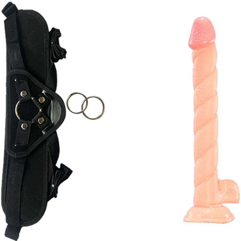 40 cm Largo x 4 cm Ancho - 15" BYD7 Russia Horse Dildos sujeto a disponibilidad Strap-on Kit Dildo y Arnes ARNES WOW! BLACK