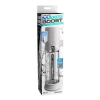  Bomba de Vacío para el Pene Automática Max Boost White Clear PIPEDREAM PD3249-19 Penis Pump