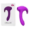  Succionador de Clitoris con Vibrador Chloé Pink Sex Toys