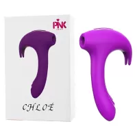  Succionador de Clitoris con Vibrador Chloé Pink Sex Toys