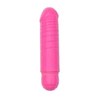  Mini Vibrador Sexual, Velocidad Variable, Resistente al Agua de 14 cm Largo  x 3 cm Ancho - Mini Ribbed Vibe Top Cat Toys