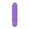  Mini Vibrador Sexual, Velocidad Variable, Resistente al Agua de 14 cm Largo  x 3 cm Ancho - Mini Ribbed Vibe Top Cat Toys