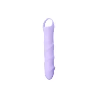  VIBRADOR RICO LIGHT PURPLE - Vibrador Sexual de Silicona Suave, Curvo, Recargable con 10 Modos y 5 Velocidades Color Morado