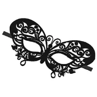  Antifaz Bondage BDSM Color Negro  - Mask 00810 para Juguegos Sado de Dominación