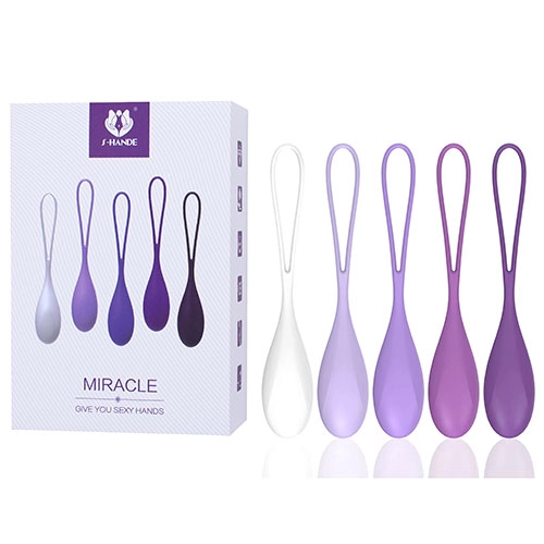  Bolas Vaginales de Kegel Miracle S-Hande SHD-S640