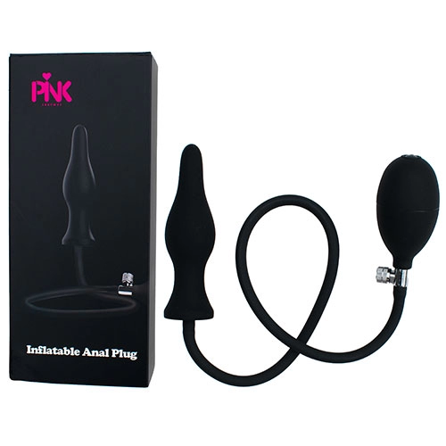  Plug Anal Inflatable Negro Bomba Manual #2 Pink Sex Toys