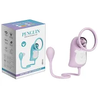  Succionador de Clitoris Penguin Suction Rotate Tongue & Bullet Vib