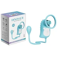  Succionador de Clitoris Dinosaur Suction Rotating Vib Flower & Bullet Vib
