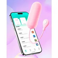  Bala Vibradora Sexual con Aplicaci&oacute;n para CelularSugar Core Pink Lilo LL-2343