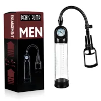  Bomba de Vacio para Alargar y Engrosar el Pene con Manómetro y Pistón CW-002