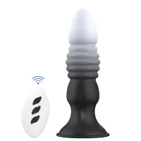 Plug Anal Con Vibrador Penetrador - 14.5 cm Largo  x  6.1 cm Ancho Coren Pink Sex Toys