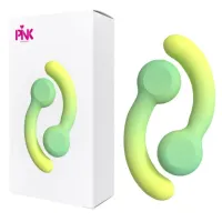 Dildo Vibrador de dos Cavezas para Doble Penetración Magnetic 2-in-1 Detachable Double-Sided Vibrator