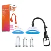  Kit Bomba de Vacio Vaginal y Pezones Azul Para Mujer