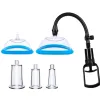  Kit Bomba de Vacio Vaginal y Pezones Azul Para Mujer