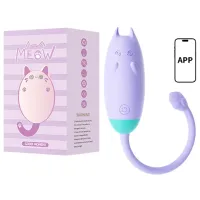  Bala Vibradora Sexual con Aplicación Para Celular - Meow Vibe App Purple Lilo LL-24063-A