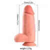  Dildo Realista con Testículos de 25 cm Largo x 7.5 cm Ancho - 9.8 Pulgadas Ultra Realistic Dildo 9.6