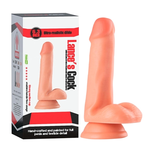  Dildo Realista con Testículos de 16 cm Largo x 3.5 cm Ancho - 6.3 Pulgadas Ultra Realistic Dildo