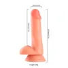  Dildo Realista con Testículos de 16 cm Largo x 3.5 cm Ancho - 6.3 Pulgadas Ultra Realistic Dildo